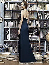 Rear View Thumbnail - Midnight Navy Lela Rose Bridesmaid Style LR227