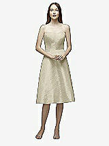 Front View Thumbnail - Metallic Gold Lela Rose Bridesmaid Style LR229