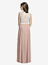 Rear View Thumbnail - Neu Nude & Oyster Dessy Collection Junior Bridesmaid JR532