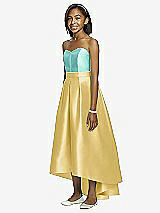 Front View Thumbnail - Maize & Coastal Dessy Collection Junior Bridesmaid JR533