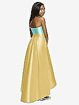 Rear View Thumbnail - Maize & Coastal Dessy Collection Junior Bridesmaid JR533