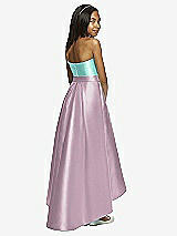 Rear View Thumbnail - Suede Rose & Coastal Dessy Collection Junior Bridesmaid JR533