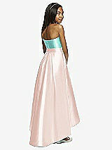 Rear View Thumbnail - Blush & Coastal Dessy Collection Junior Bridesmaid JR533