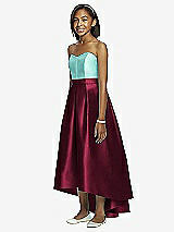 Front View Thumbnail - Cabernet & Coastal Dessy Collection Junior Bridesmaid JR533