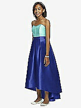 Front View Thumbnail - Cobalt Blue & Coastal Dessy Collection Junior Bridesmaid JR533