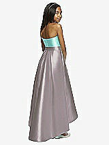 Rear View Thumbnail - Cashmere Gray & Coastal Dessy Collection Junior Bridesmaid JR533