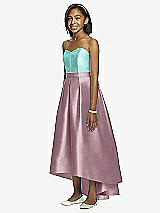 Front View Thumbnail - Dusty Rose & Coastal Dessy Collection Junior Bridesmaid JR533