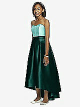 Front View Thumbnail - Evergreen & Coastal Dessy Collection Junior Bridesmaid JR533