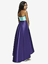 Rear View Thumbnail - Grape & Coastal Dessy Collection Junior Bridesmaid JR533