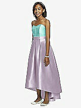 Front View Thumbnail - Lilac Haze & Coastal Dessy Collection Junior Bridesmaid JR533