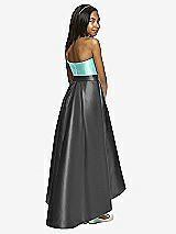 Rear View Thumbnail - Pewter & Coastal Dessy Collection Junior Bridesmaid JR533