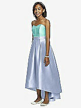 Front View Thumbnail - Sky Blue & Coastal Dessy Collection Junior Bridesmaid JR533