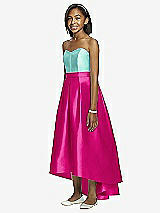 Front View Thumbnail - Think Pink & Coastal Dessy Collection Junior Bridesmaid JR533