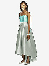 Front View Thumbnail - Willow Green & Coastal Dessy Collection Junior Bridesmaid JR533