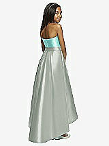 Rear View Thumbnail - Willow Green & Coastal Dessy Collection Junior Bridesmaid JR533