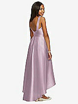 Rear View Thumbnail - Suede Rose Dessy Collection Junior Bridesmaid JR534