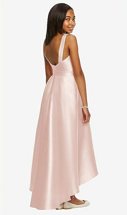 Dessy Collection Junior Bridesmaid Jr534 In Blush The Dessy Group