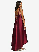 Rear View Thumbnail - Burgundy Dessy Collection Junior Bridesmaid JR534