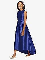 Front View Thumbnail - Cobalt Blue Dessy Collection Junior Bridesmaid JR534