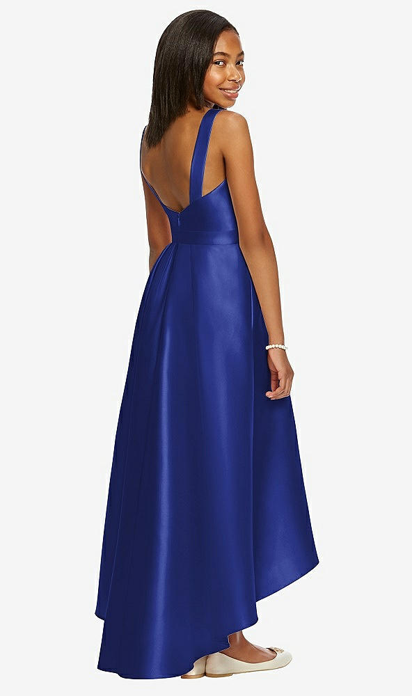 Back View - Cobalt Blue Dessy Collection Junior Bridesmaid JR534