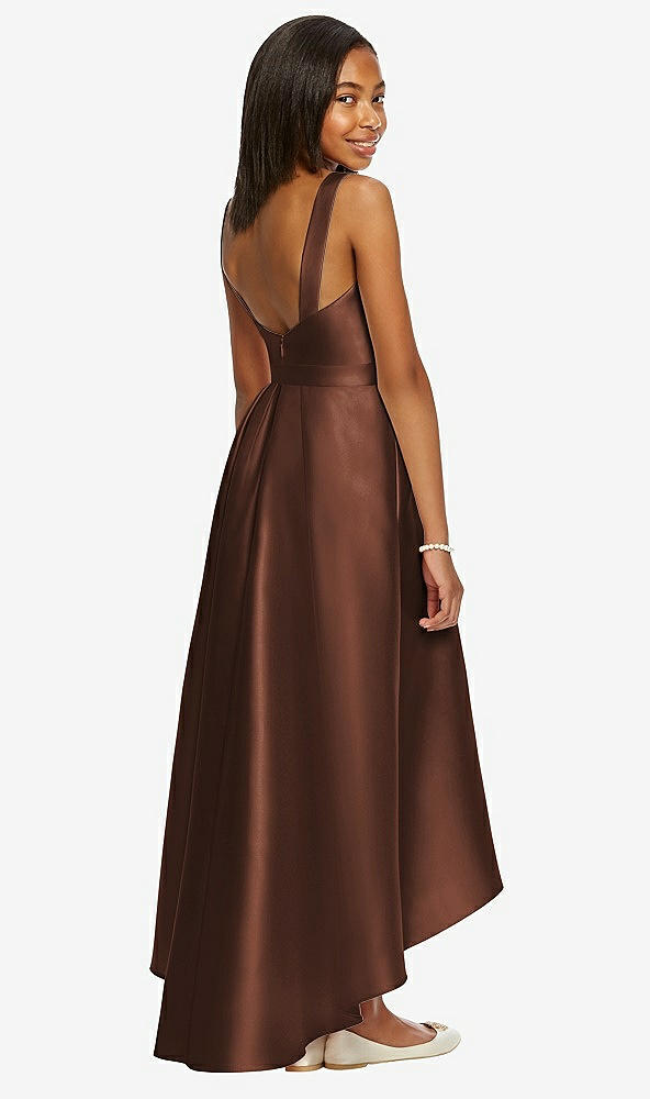 Back View - Cognac Dessy Collection Junior Bridesmaid JR534