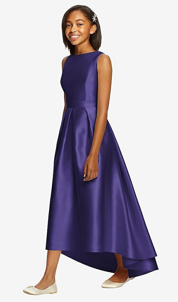 Front View - Grape Dessy Collection Junior Bridesmaid JR534