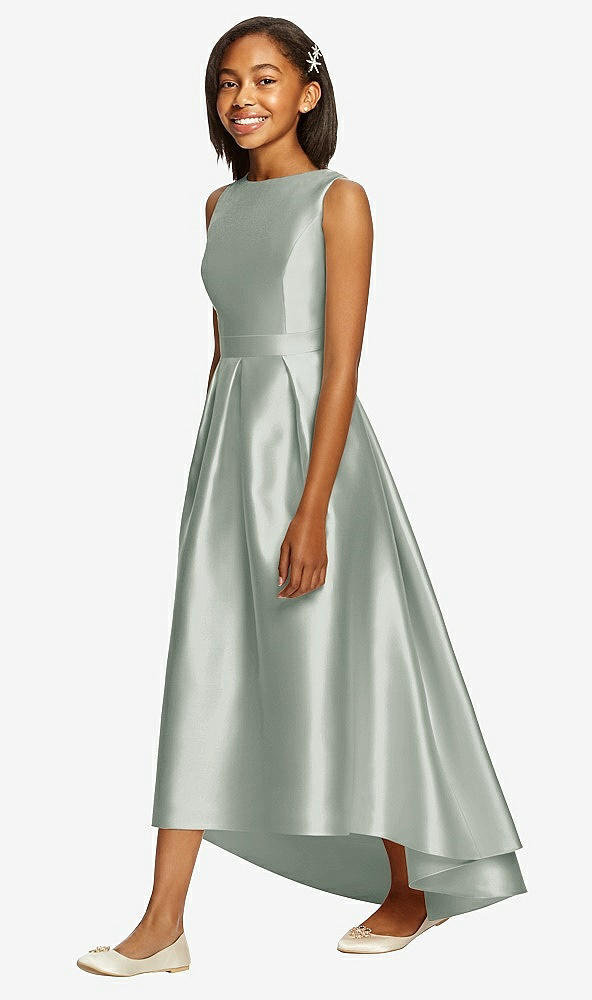 Front View - Willow Green Dessy Collection Junior Bridesmaid JR534