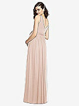 Rear View Thumbnail - Cameo Sleeveless Notch Maternity Dress