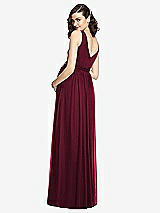 Rear View Thumbnail - Cabernet Sleeveless Notch Maternity Dress