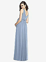 Rear View Thumbnail - Cloudy Sleeveless Notch Maternity Dress