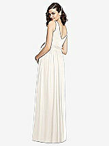 Rear View Thumbnail - Ivory Sleeveless Notch Maternity Dress