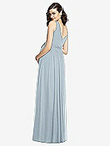 Rear View Thumbnail - Mist Sleeveless Notch Maternity Dress