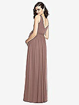 Rear View Thumbnail - Sienna Sleeveless Notch Maternity Dress