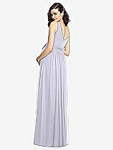 Rear View Thumbnail - Silver Dove Sleeveless Notch Maternity Dress