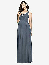 Front View Thumbnail - Silverstone Sleeveless Notch Maternity Dress