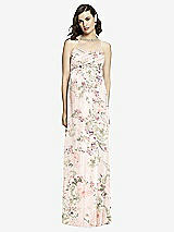 Front View Thumbnail - Blush Garden Draped Bodice Strapless Maternity Dress