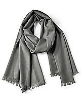 Rear View Thumbnail - Charcoal Gray Wedding Pashmina