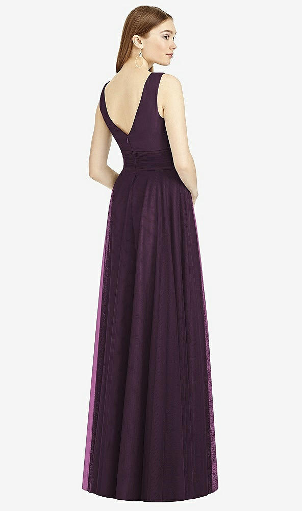 Back View - Aubergine Studio Design Bridesmaid Dress 4503