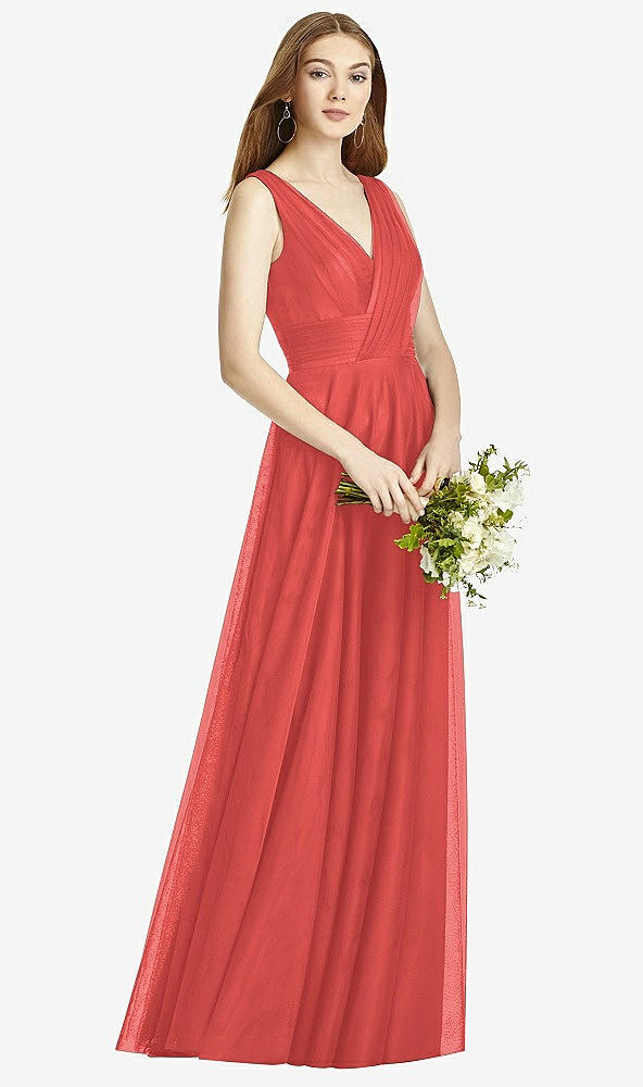 Front View - Perfect Coral Studio Design Bridesmaid Dress 4503