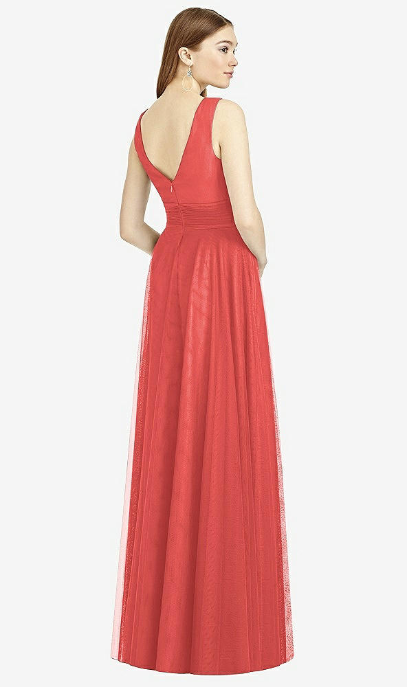 Back View - Perfect Coral Studio Design Bridesmaid Dress 4503