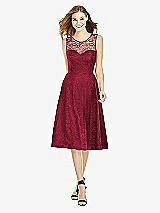 Front View Thumbnail - Burgundy After Six Bridesmaid Dress 6750