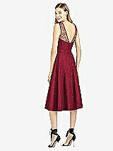 Rear View Thumbnail - Burgundy After Six Bridesmaid Dress 6750