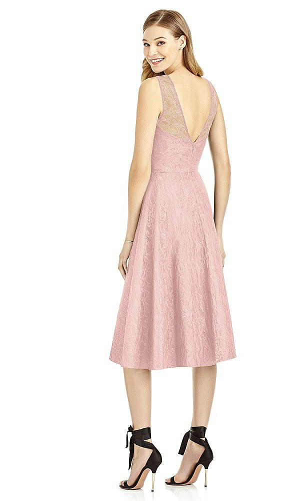 Back View - Rose - PANTONE Rose Quartz After Six Bridesmaid Dress 6750