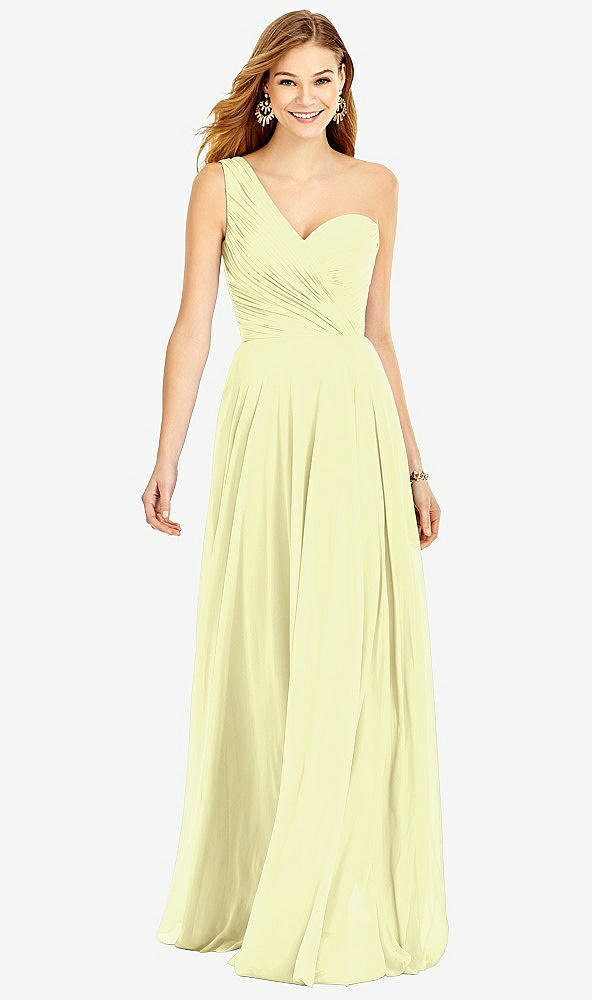 Front View - Butter Yellow After Six Bridesmaid Dress 6751