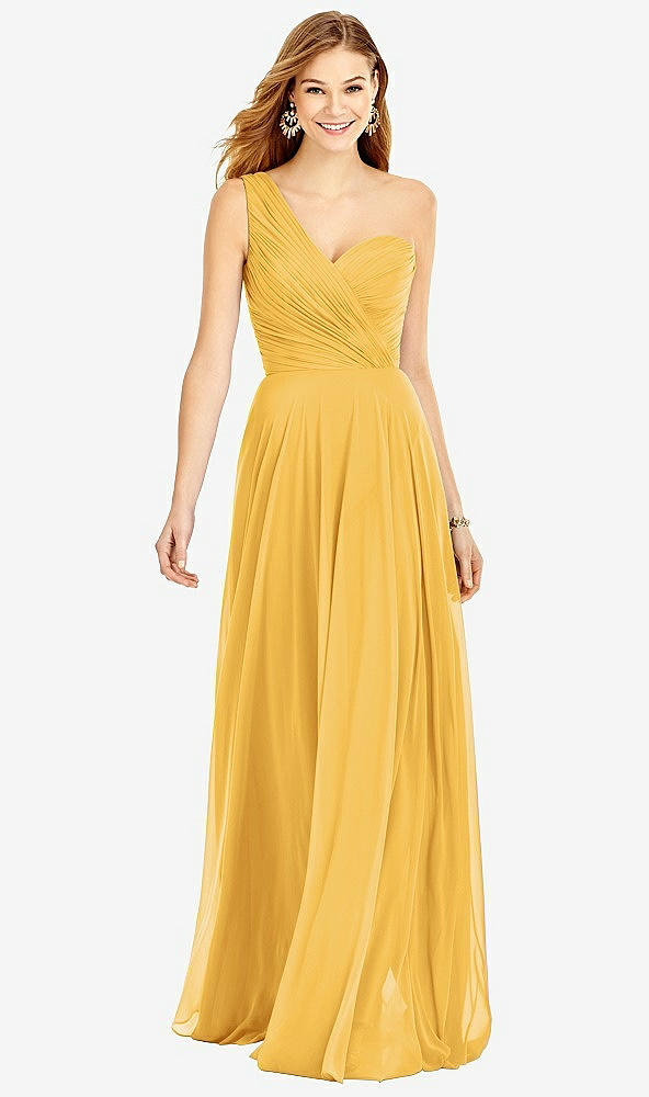 Front View - NYC Yellow After Six Bridesmaid Dress 6751