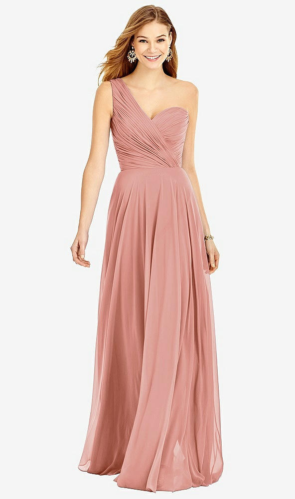 Front View - Desert Rose After Six Bridesmaid Dress 6751