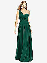 Front View Thumbnail - Hunter Green After Six Bridesmaid Dress 6751