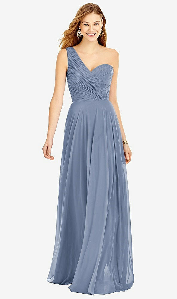 Front View - Larkspur Blue After Six Bridesmaid Dress 6751