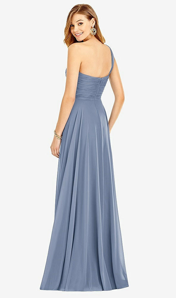 Back View - Larkspur Blue After Six Bridesmaid Dress 6751