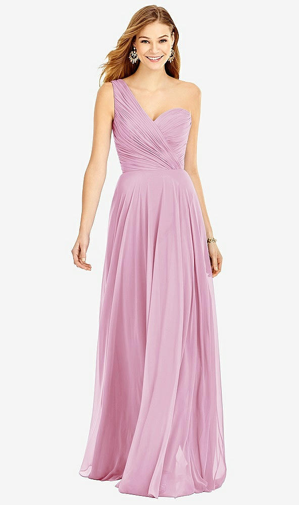 Front View - Powder Pink After Six Bridesmaid Dress 6751